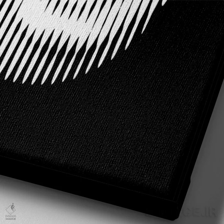 تابلو مایکل جکسون ۲ (نسخه دوم) اثر احمد شریف - نمای نزدیک بافت بوم