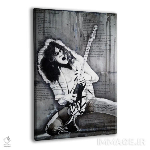 تابلو ادی ون هیلن اثر احمد شریف - نمای پرسپکتیو محصول