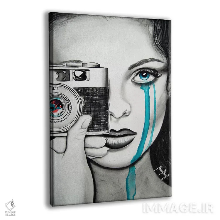 تابلو عکس تو اثر احمد شریف - نمای پرسپکتیو محصول