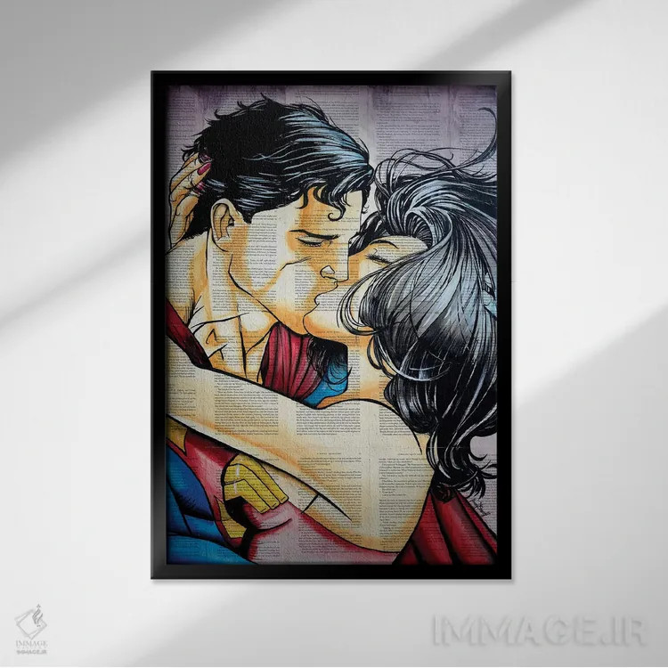 تابلو دوران شگفتی ۶ (نسخه ششم) اثر احمد شریف - نمای قابدار مشکی