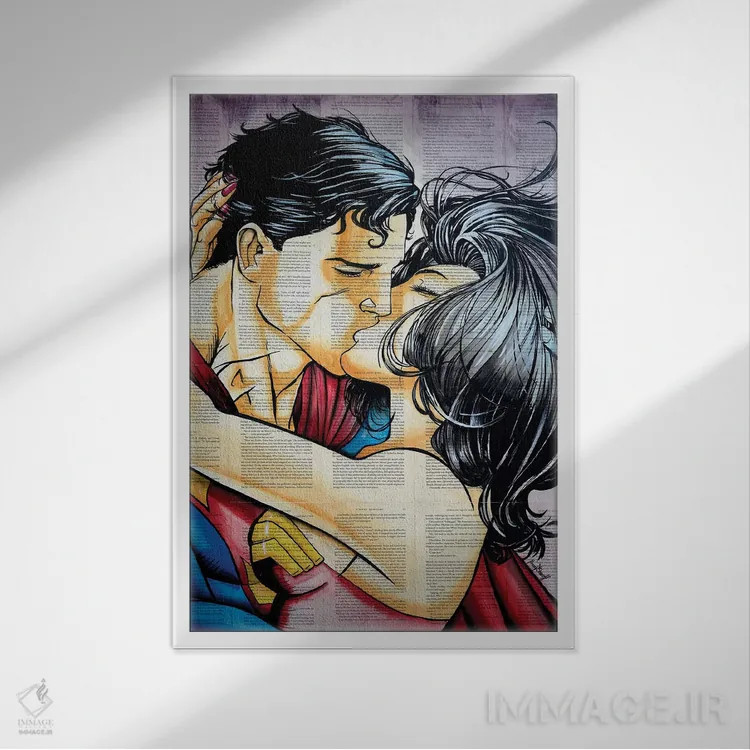 تابلو دوران شگفتی ۶ (نسخه ششم) اثر احمد شریف - نمای قابدار سفید