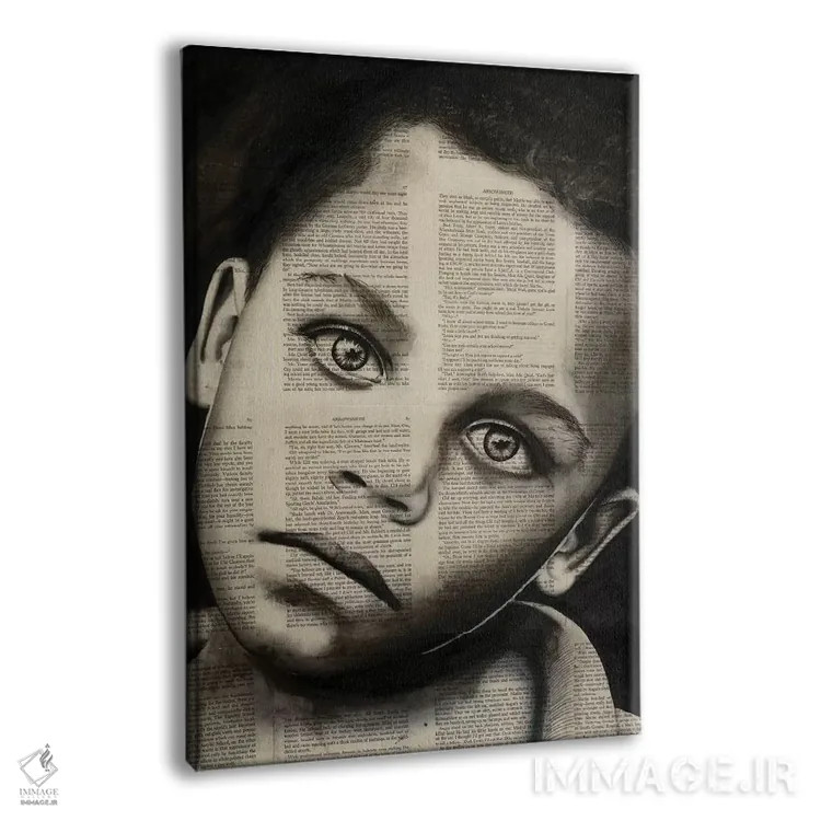 تابلو پسر جوان اثر احمد شریف - نمای پرسپکتیو محصول