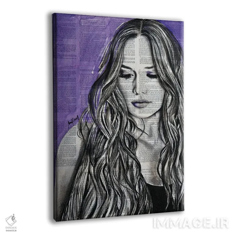 تابلو شیفتگی اثر احمد شریف - نمای پرسپکتیو محصول