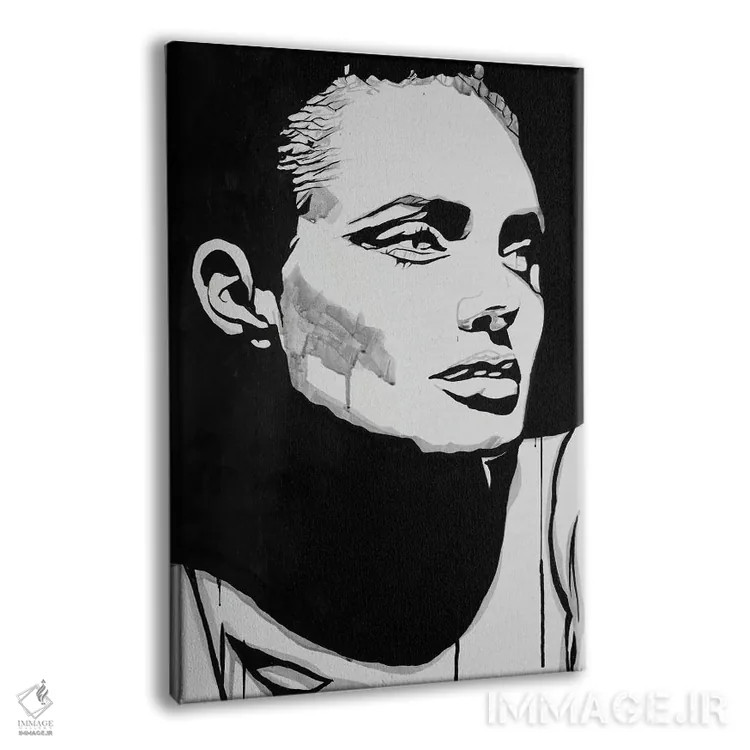 تابلو جیاِل گری (نام اختصاری/خاص) اثر احمد شریف - نمای پرسپکتیو محصول