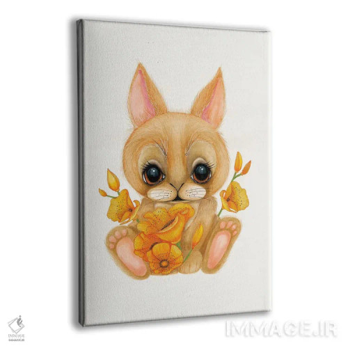 تابلو خرگوش اثر آن هاچینسون - نمای پرسپکتیو محصول