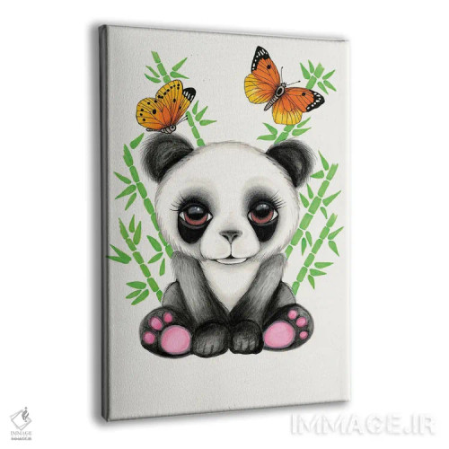 تابلو پاندای بچه اثر آن هاچینسون - نمای پرسپکتیو محصول
