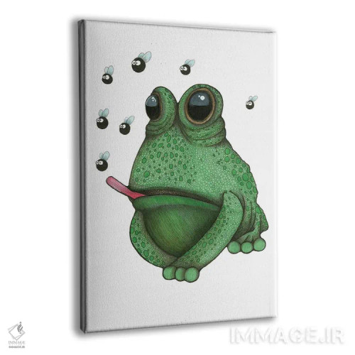 تابلو قورباغه عاشق مگس اثر آن هاچینسون - نمای پرسپکتیو محصول