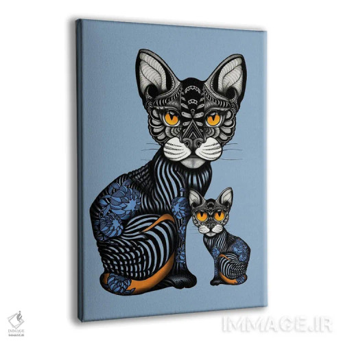 تابلو تتو کوچک و مامانش اثر آن هاچینسون - نمای پرسپکتیو محصول