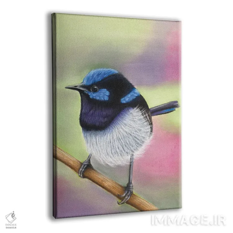 تابلو کوچک آبی اثر آن هاچینسون - نمای پرسپکتیو محصول