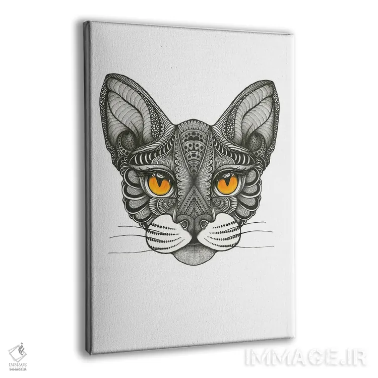 تابلو گربه دالی (پیکابو) اثر آن هاچینسون - نمای پرسپکتیو محصول