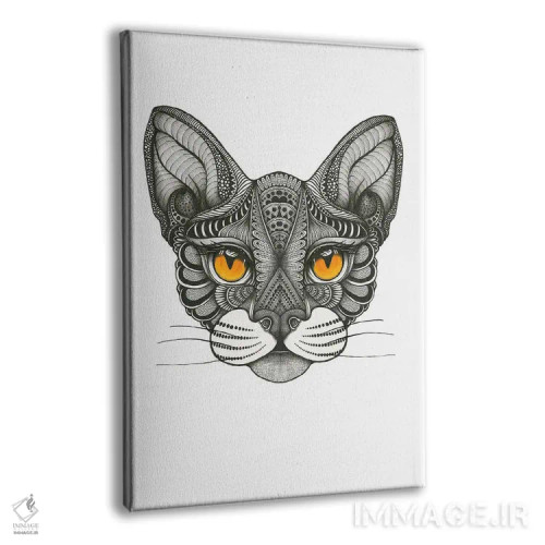 تابلو گربه دالی (پیکابو) اثر آن هاچینسون - نمای پرسپکتیو محصول