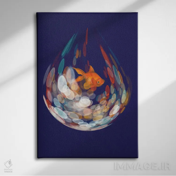 تابلو سفر به خانه اثر آن هاچینسون - نمای روبهرو روی دیوار