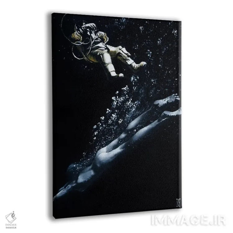 تابلو انتظار حضور همراهان فعلی (حاضران) اثر الک هاکسلی - نمای پرسپکتیو محصول