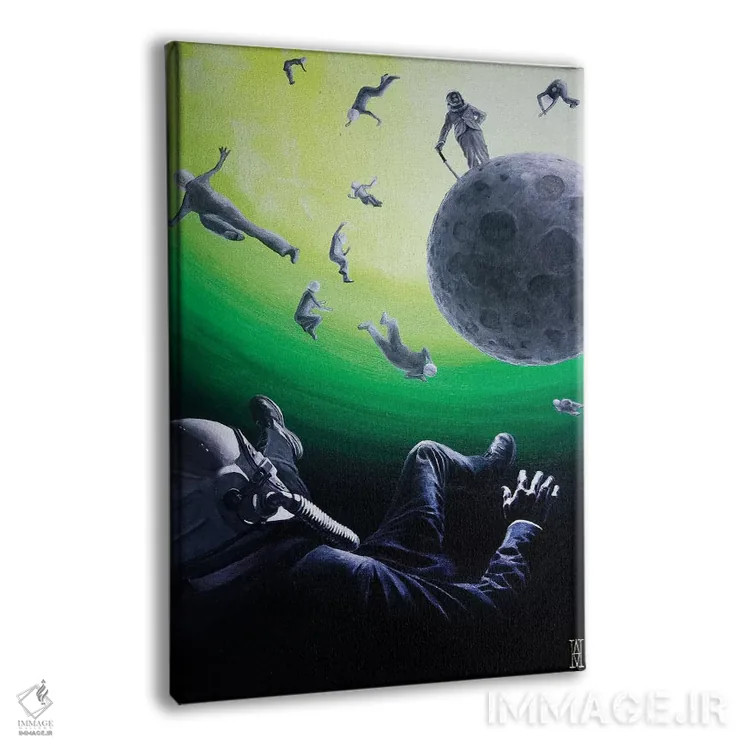 تابلو تنها تو ستارههایی خواهی داشت که میتوانند بخندند اثر الک هاکسلی - نمای پرسپکتیو محصول