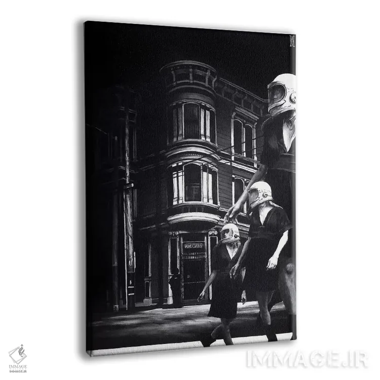 تابلو این راه میآید (مفهومی) اثر الک هاکسلی - نمای پرسپکتیو محصول