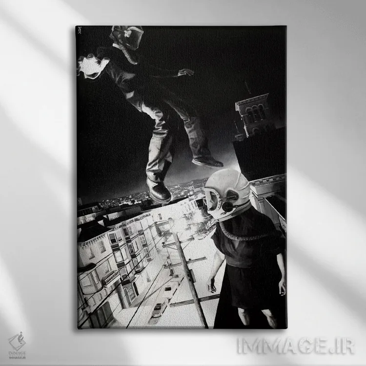 تابلو فیلمور خواب است (نام خاص، شاید مکان) اثر الک هاکسلی - نمای روبهرو روی دیوار