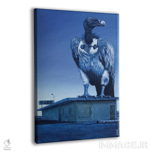 تابلو غروب کرکس اثر الک هاکسلی - نمای پرسپکتیو محصول