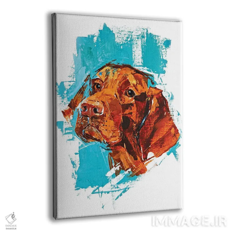 تابلو ویزسلا (نژاد سگ شکارچی مجارستانی) اثر آنا چر - نمای پرسپکتیو محصول