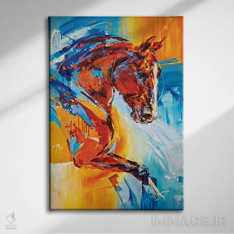 تابلو نور خورشید اثر آنا چر - نمای روبهرو روی دیوار