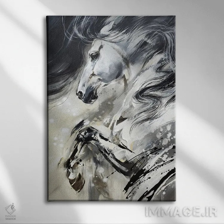 تابلو فرار اثر آنا چر - نمای روبهرو روی دیوار