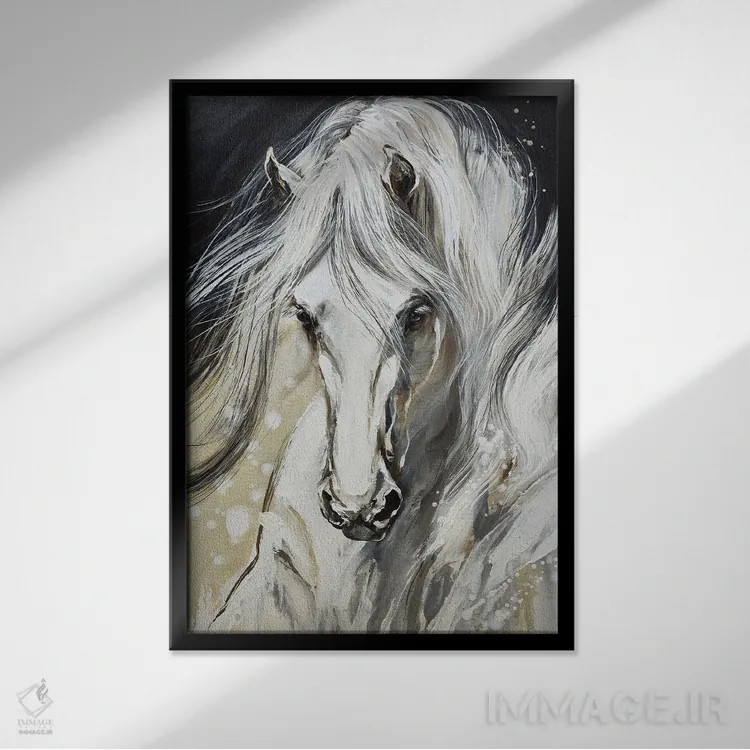 تابلو افتخار اثر آنا چر - نمای قابدار مشکی