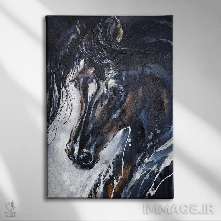 تابلو زیبایی پشت اثر آنا چر - نمای روبهرو روی دیوار