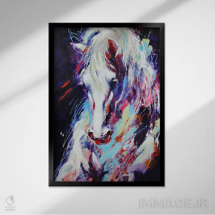 تابلو آزادی اثر آنا چر - نمای قابدار مشکی