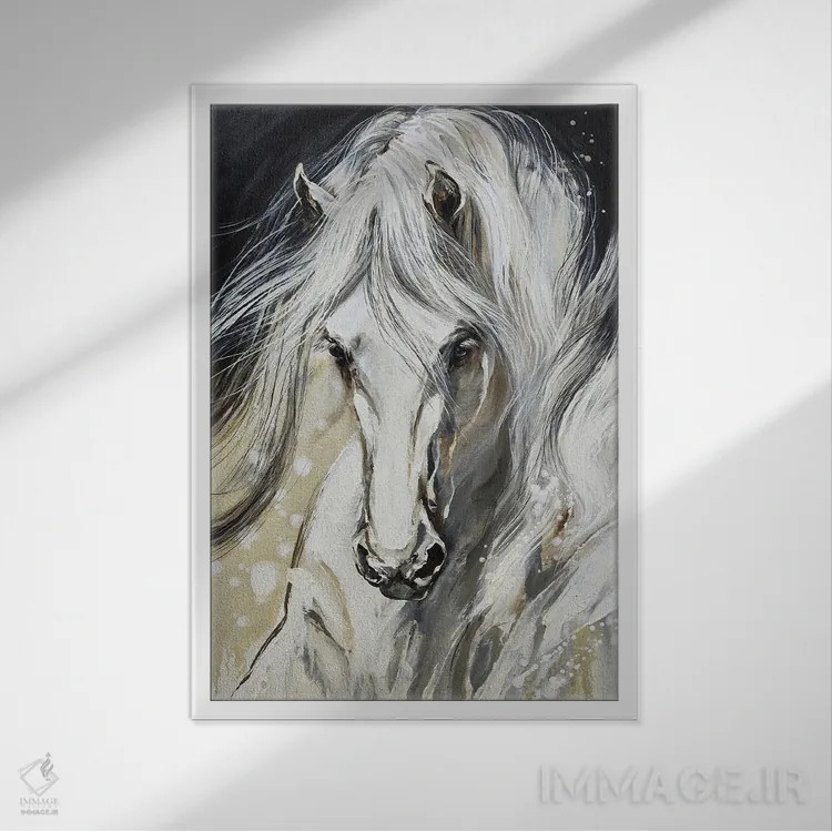 تابلو افتخار اثر آنا چر - نمای قابدار سفید