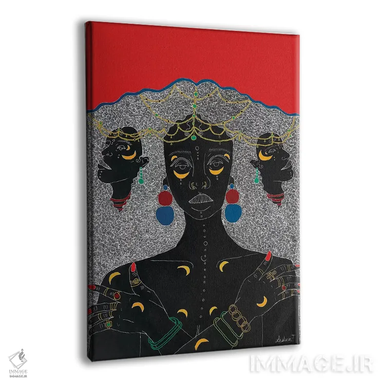 تابلو الهه I اثر آیسلین اف - نمای پرسپکتیو محصول