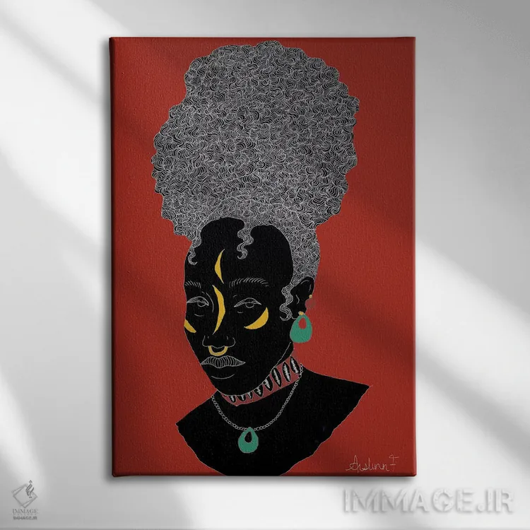 تابلو ملال اثر آیسلین اف - نمای روبهرو روی دیوار