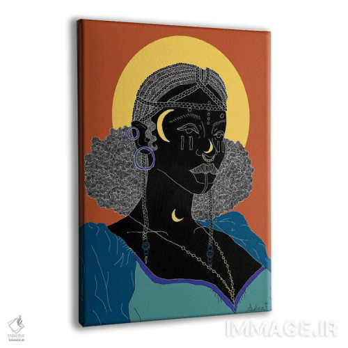 تابلو تاج من اثر آیسلین اف - نمای پرسپکتیو محصول