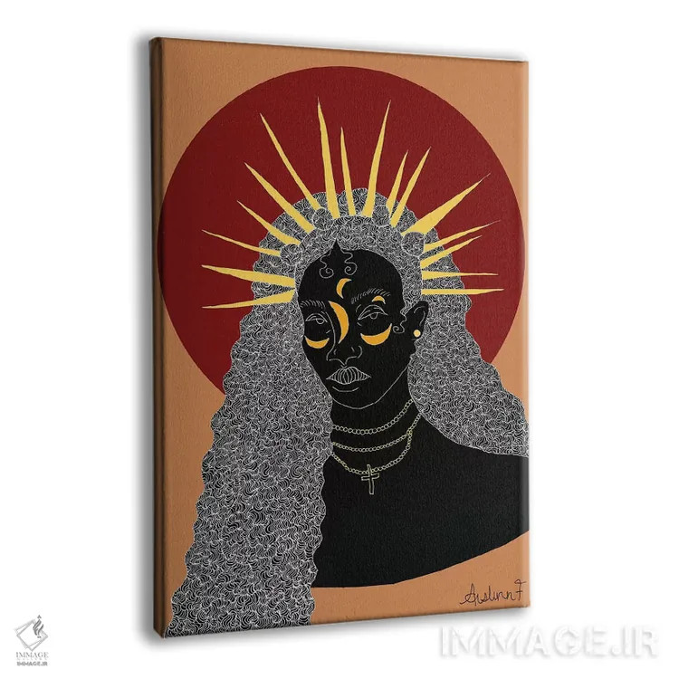 تابلو شکوه II اثر آیسلین اف - نمای پرسپکتیو محصول