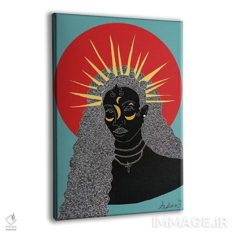 تابلو شکوه II اثر آیسلین اف - نمای پرسپکتیو محصول