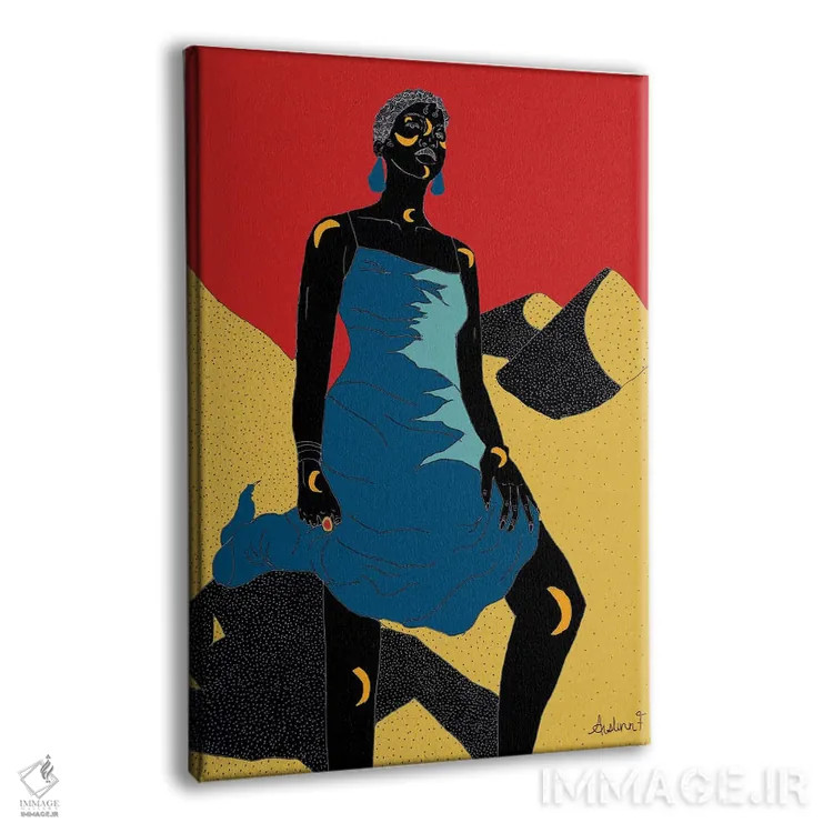 تابلو تاتیانا II اثر آیسلین اف - نمای پرسپکتیو محصول