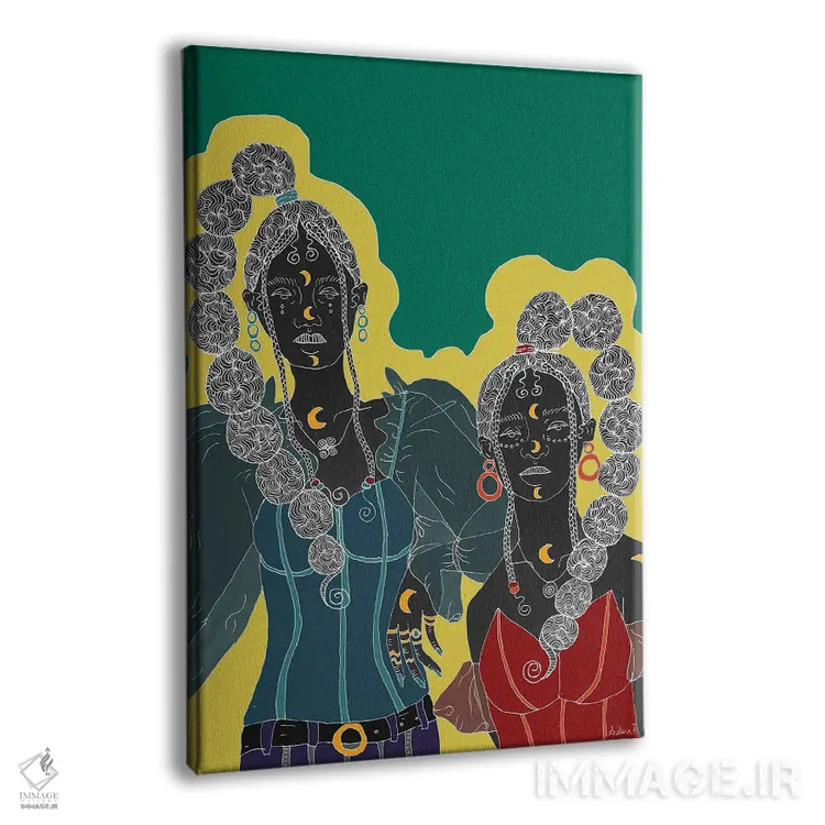 تابلو خواهرانگی اثر آیسلین اف - نمای پرسپکتیو محصول