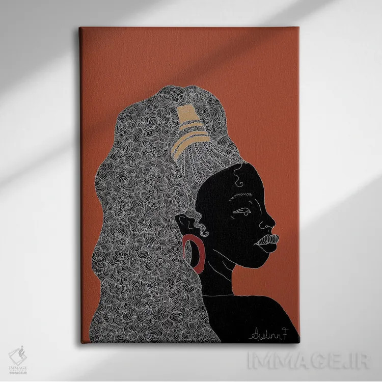 تابلو تاتیانا I اثر آیسلین اف - نمای روبهرو روی دیوار