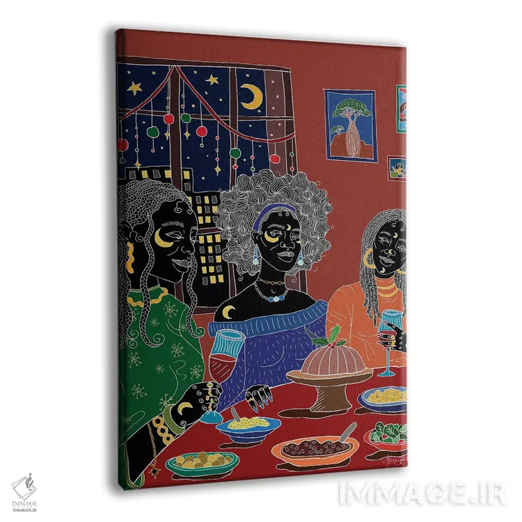 تابلو جشنها اثر آیسلین اف - نمای پرسپکتیو محصول