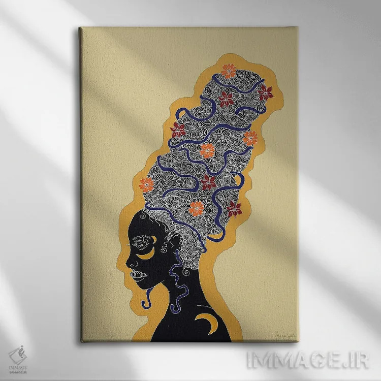 تابلو بهار اثر آیسلین اف - نمای روبهرو روی دیوار