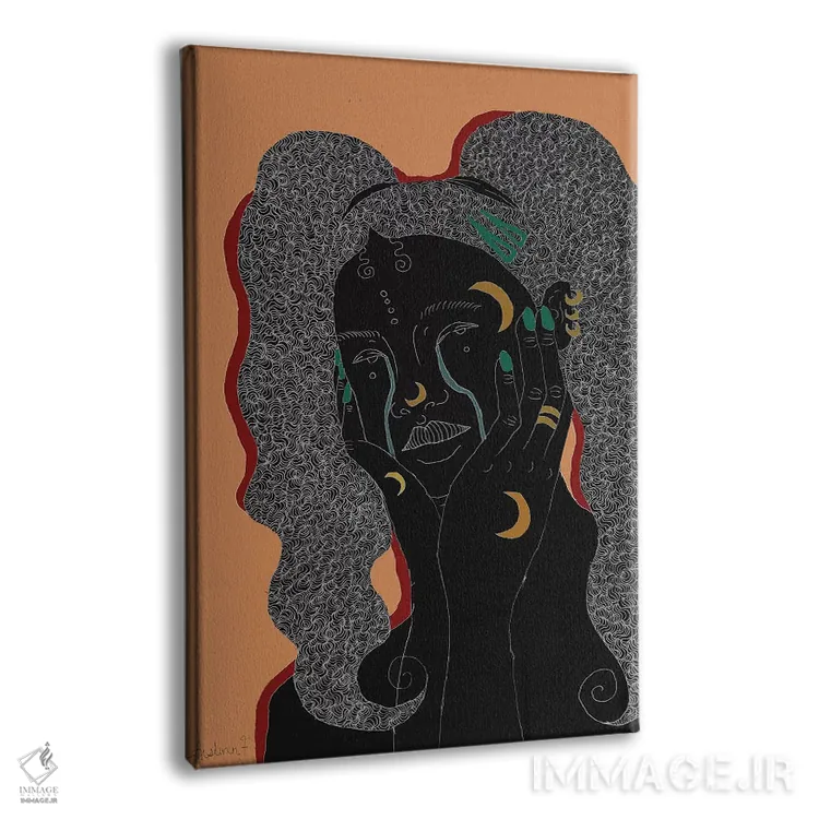 تابلو بلوز (سبک موسیقی) اثر آیسلین اف - نمای پرسپکتیو محصول