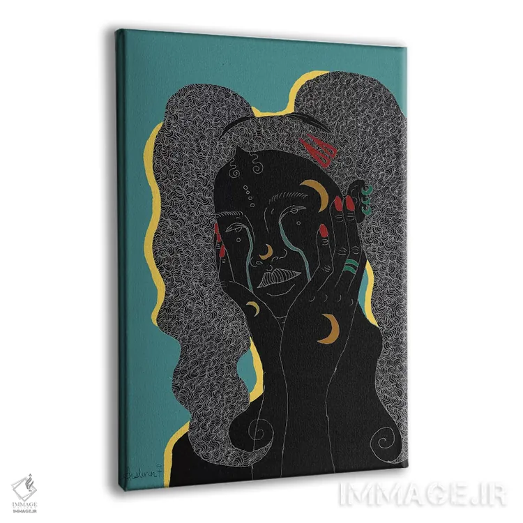 تابلو بلوز (سبک موسیقی) اثر آیسلین اف - نمای پرسپکتیو محصول