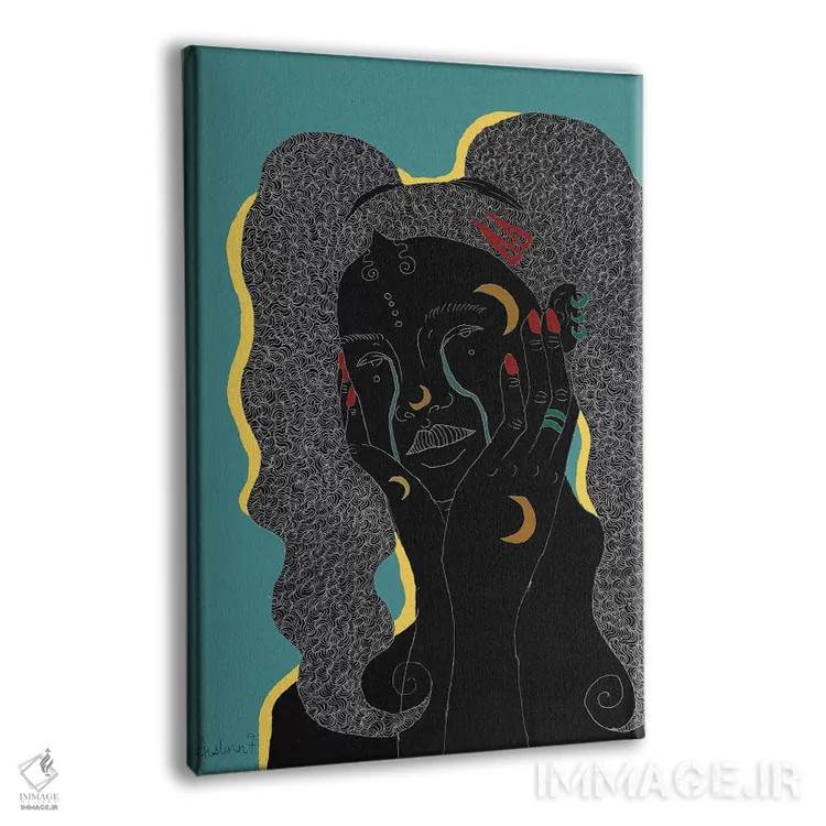 تابلو بلوز (سبک موسیقی) اثر آیسلین اف - نمای پرسپکتیو محصول