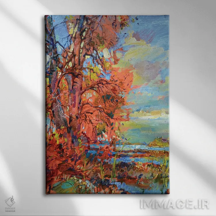 تابلو پاییز اثر اندریی کوتساچنکو - نمای روبهرو روی دیوار