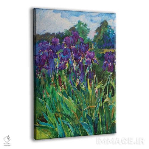 تابلو گلهای زنبق اثر اندریی کوتساچنکو - نمای پرسپکتیو محصول