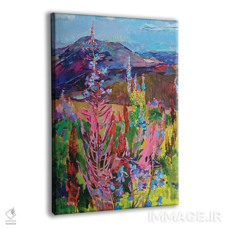 تابلو گلهای کوهستانی اثر اندریی کوتساچنکو - نمای پرسپکتیو محصول