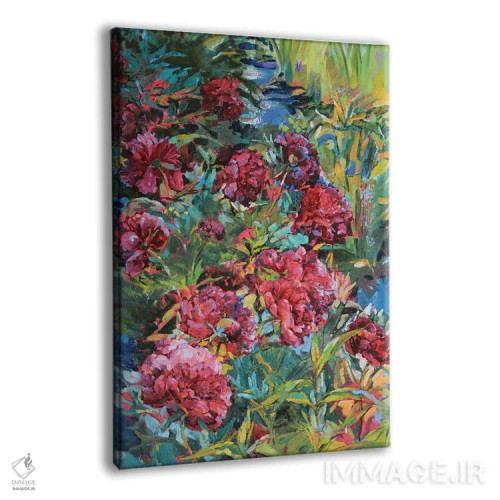 تابلو صدتومانیهای زرشکی در باغ اثر اندریی کوتساچنکو - نمای پرسپکتیو محصول