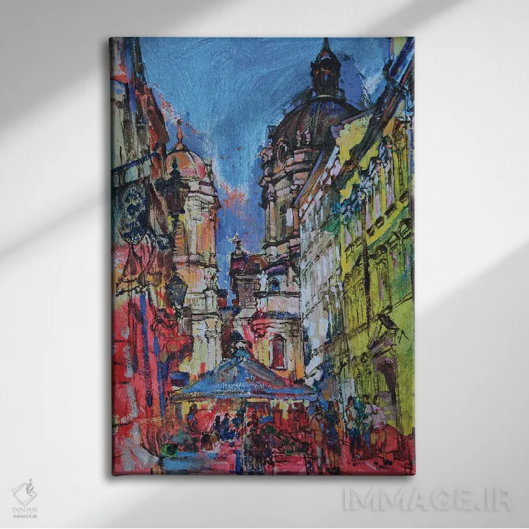 تابلو لویو قدیمی. کلیسای دومینیکن (اوکراین) اثر اندریی کوتساچنکو - نمای روبهرو روی دیوار