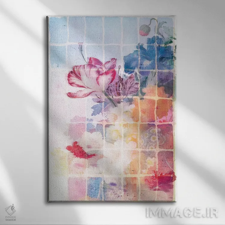 تابلو سوسن ببری اثر ایمی استوارت - نمای روبهرو روی دیوار