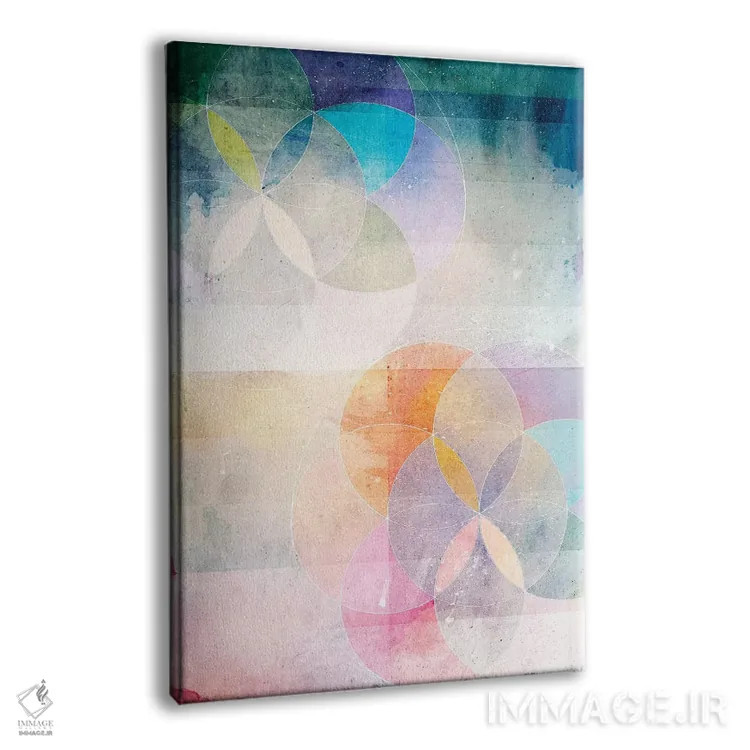 تابلو داستان ابرها اثر ایمی استوارت - نمای پرسپکتیو محصول