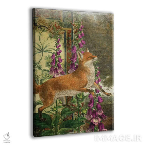 تابلو روباه اثر ایمی استوارت - نمای پرسپکتیو محصول