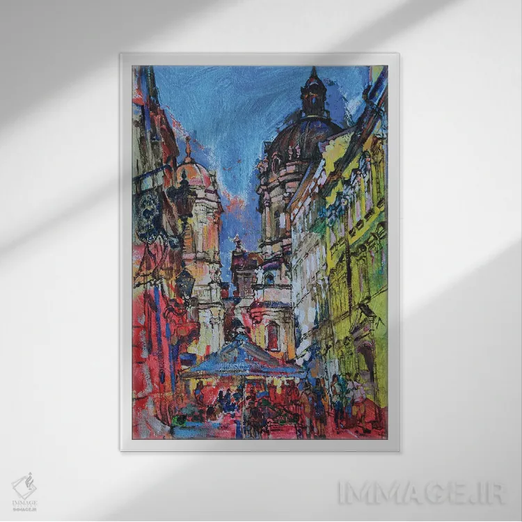 تابلو لویو قدیمی. کلیسای دومینیکن (اوکراین) اثر اندریی کوتساچنکو - نمای قابدار سفید